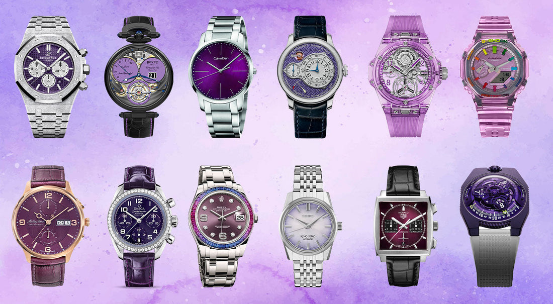 Buy Versace Analog Purple Dial Women Watch - Ve2R00522 Online